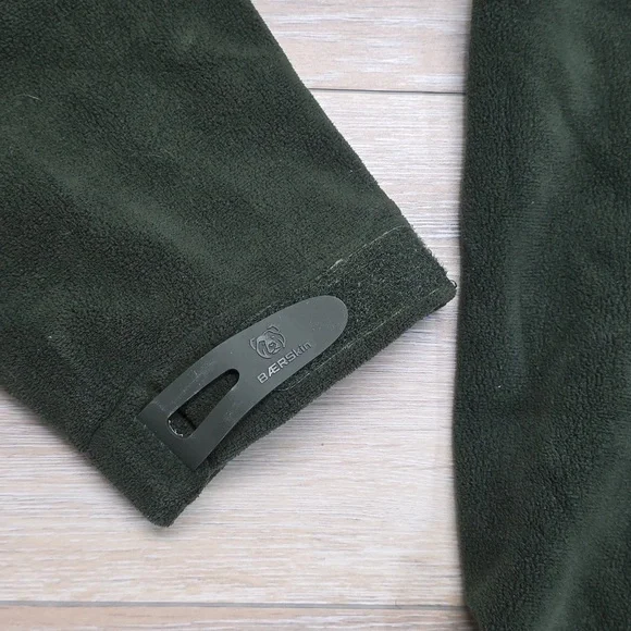 Baerskin Tactical Supply Bearskin 4 Performance ZipUp Fleece Hoodie Green Sz Lg - Picture 12 of 16
